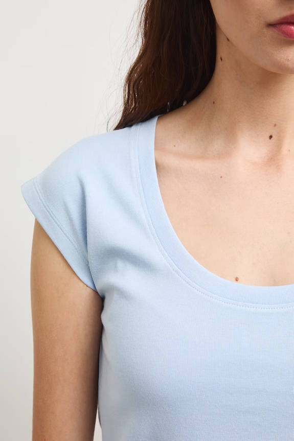 Medicine T-shirt damski z modalem RS26-TSD090 niebieski