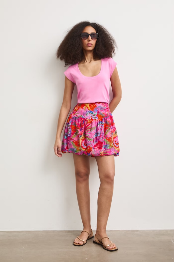 Medicine T-shirt damski z modalem RS26-TSD090 różowy RS26