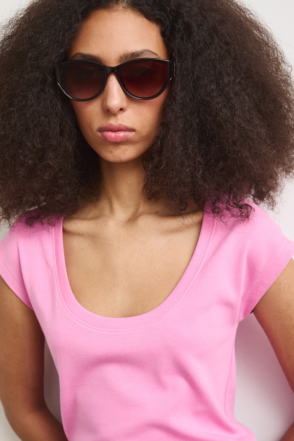 Medicine T-shirt damski z modalem różowy RS26-TSD090