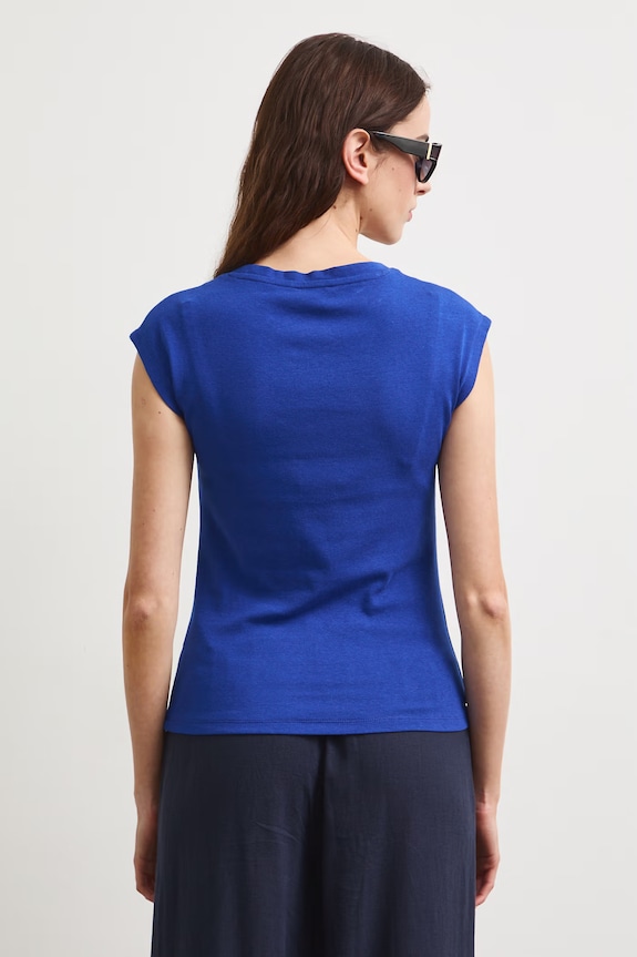 Odzież Medicine T-shirt damski z modalem RS26-TSD090 niebieski