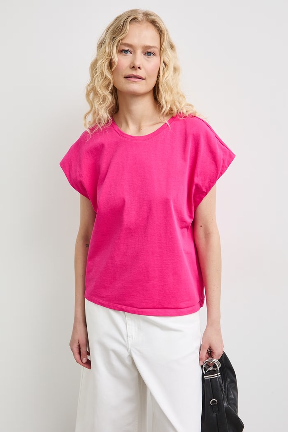 Medicine t-shirt damski bawełniany różowy RS26-TSD0B0