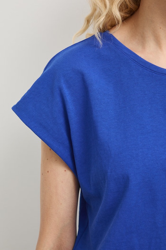 Medicine t-shirt damski bawełniany RS26-TSD0B0 niebieski