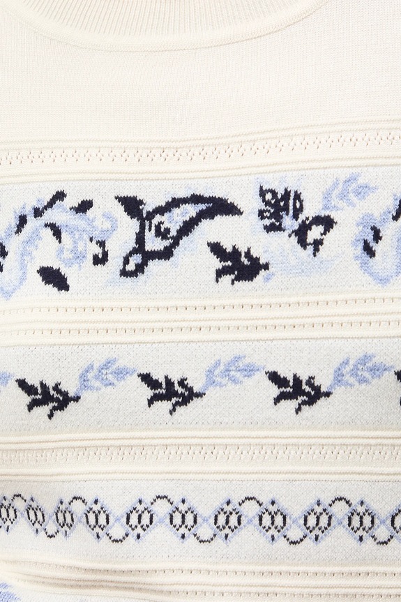 Tričko dámske vzorovaný žakarový RS26-TSD305 béžová