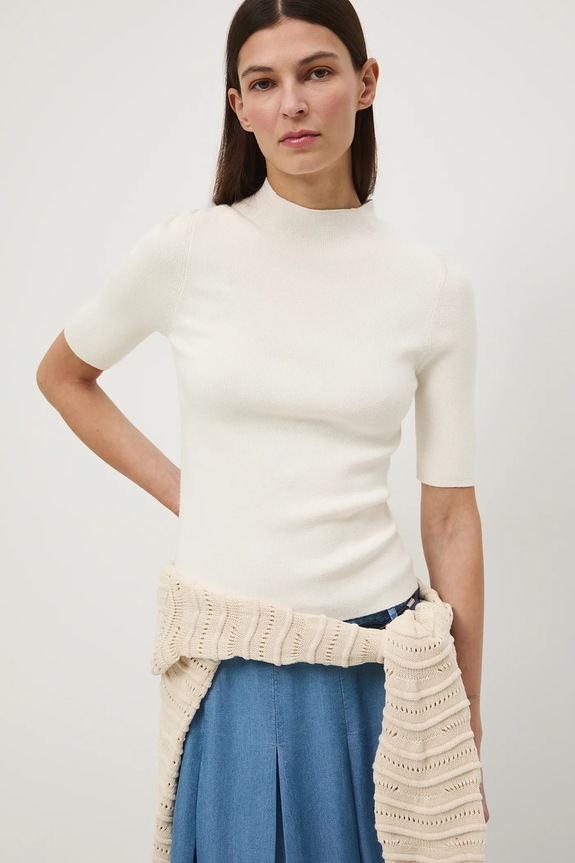 Tričko dámske rebrovaný RS26-TSD306 béžová RS26