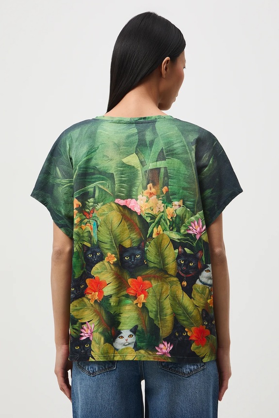 Medicine t-shirt bawełniany multicolor RS26-TSD356