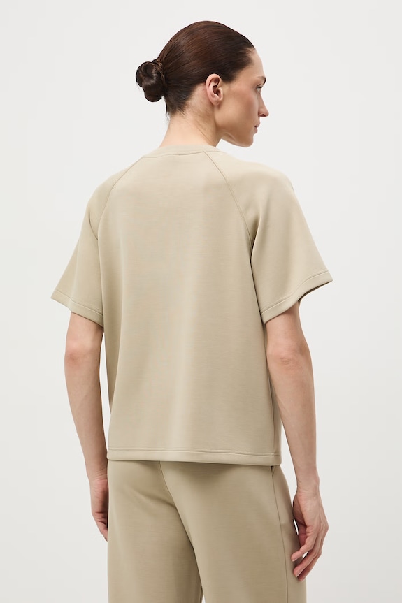 Odzież T-shirt damski interlock z modalem gładki RS26-TSD402 zielony