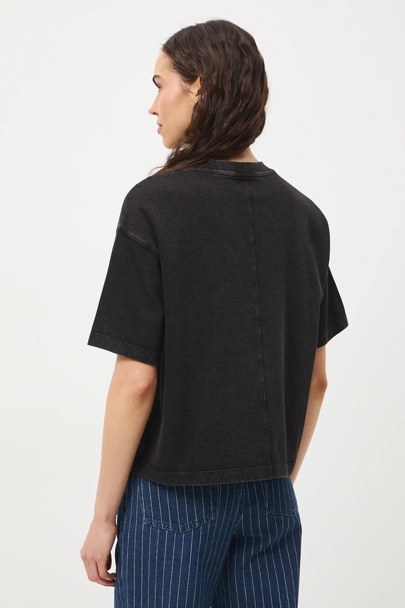 Medicine tricou oversized pentru femei, din bumbac gri RS26-TSD454