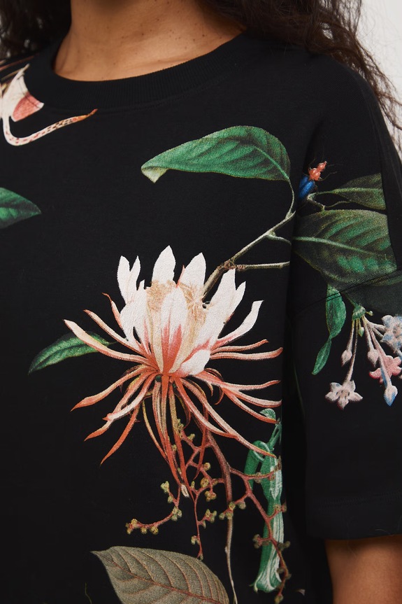 Oversize tričko dámské bavlněné RS26-TSD501