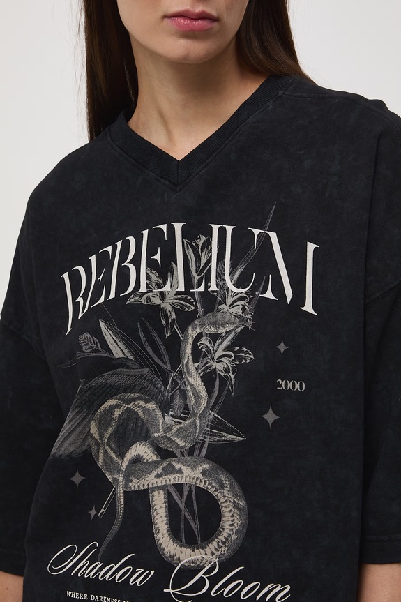 Medicine t-shirt oversize damski bawełniany RS26-TSD502