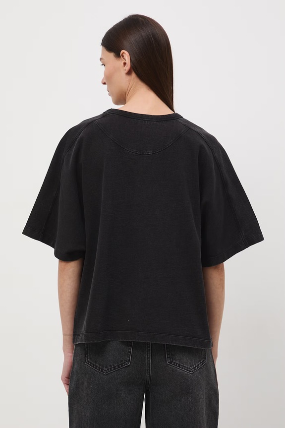 Odzież T-shirt damski bawełniany RS26-TSD503 szary
