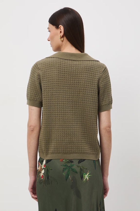 Odzież T-shirt damski bawełniany RS26-TSD509 zielony