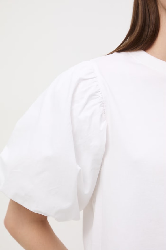 T-shirt damski bawełniany z elastanem RS26-TSD604 biały