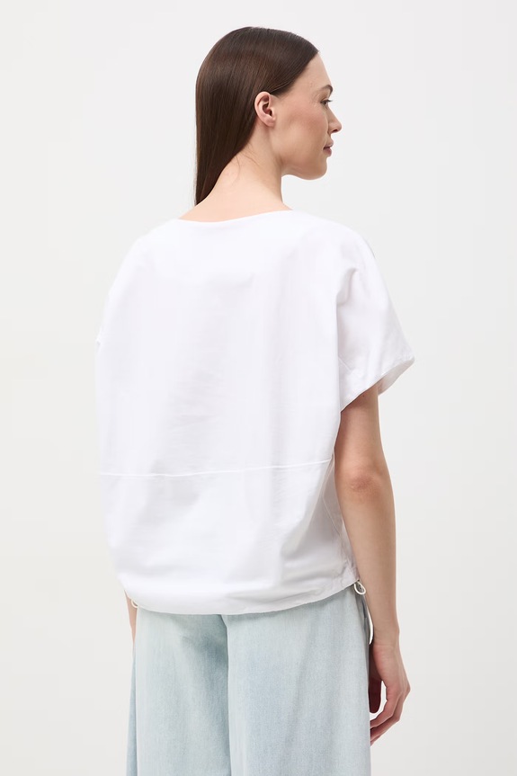 oversize tričko dámske bavlnené z kolekcie Ilona Tambor x Medicine biela RS26-TSD656