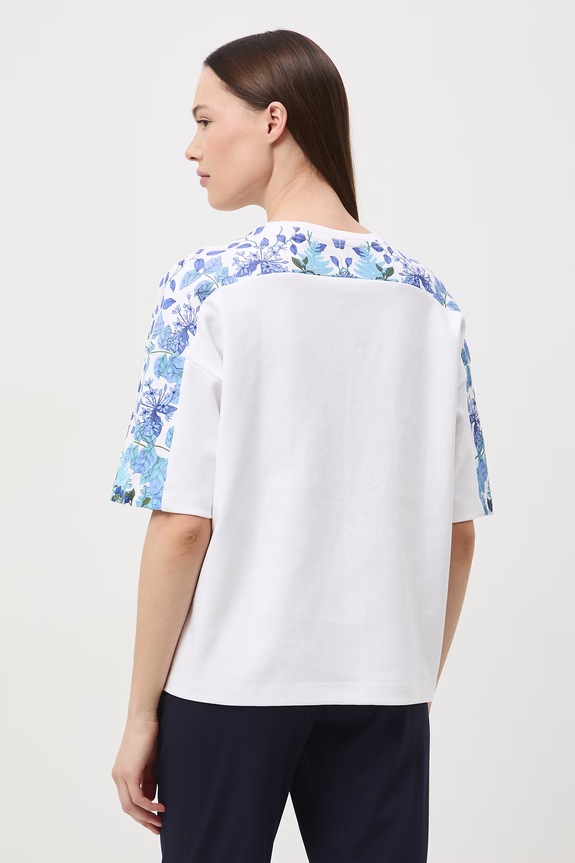 Oversize tričko dámske bavlnené z kolekcie Ilona Tambor x Medicine biela RS26-TSD658
