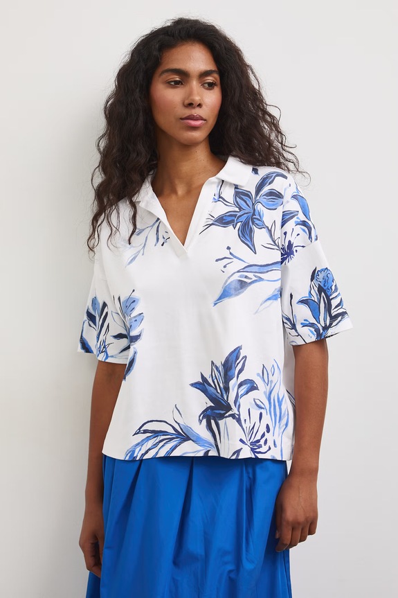 Medicine T-shirt oversize damski bawełniany RS26-TSD813 biały RS26