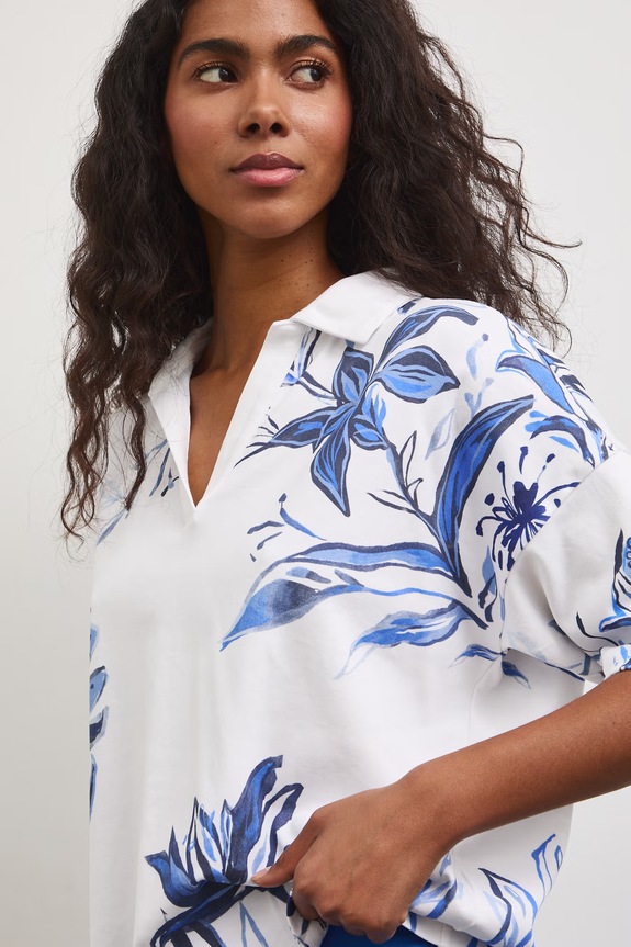 Medicine T-shirt oversize damski bawełniany biały RS26-TSD813