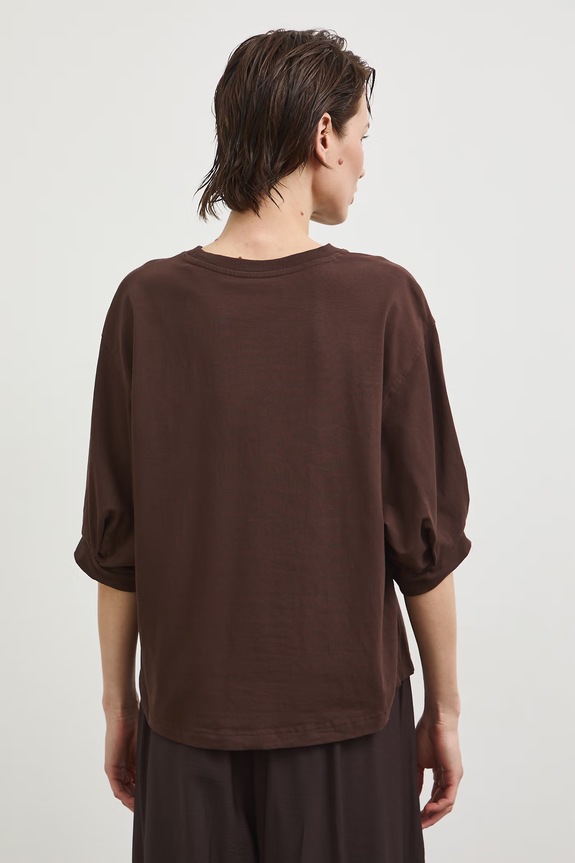 Odzież Medicine T-shirt damski bawełniany z elastanem RS26-TSD814 brązowy