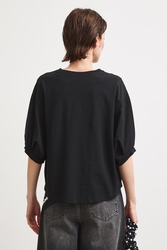 Odzież Medicine T-shirt damski bawełniany z elastanem RS26-TSD814 czarny