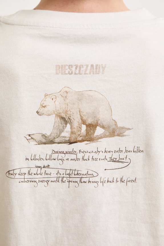 T-shirt damski bawełniany z kolekcji Bieszczadzki Park Narodowy x Medicine RS26-TSD852
