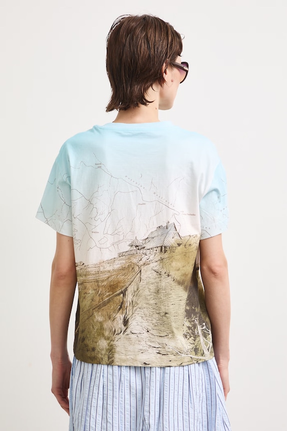 Medicine T-shirt damski bawełniany multicolor RS26-TSD852