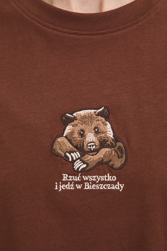 T-shirt damski bawełniany z kolekcji Bieszczadzki Park Narodowy x Medicine RS26-TSD854