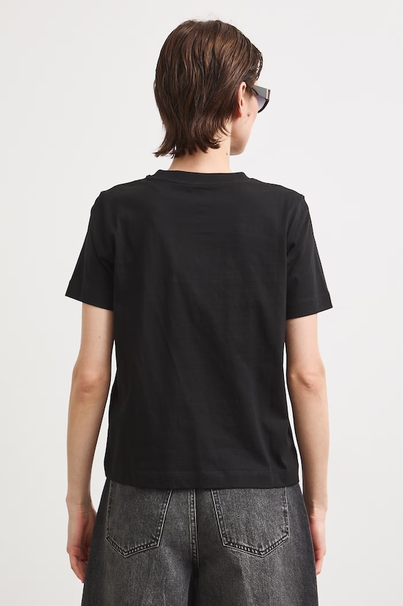 Medicine T-shirt damski bawełniany czarny RS26-TSD854