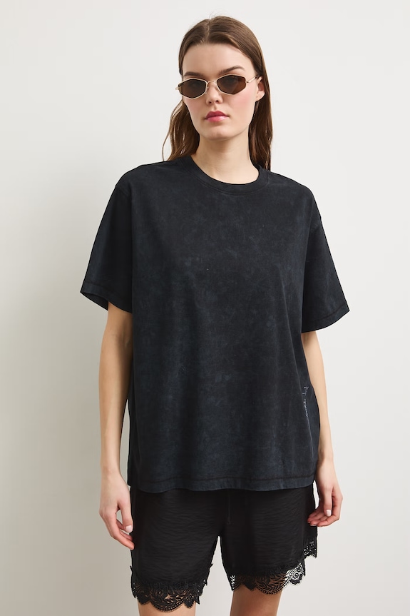 Medicine T-shirt oversize damski bawełniany szary RS26-TSDA51