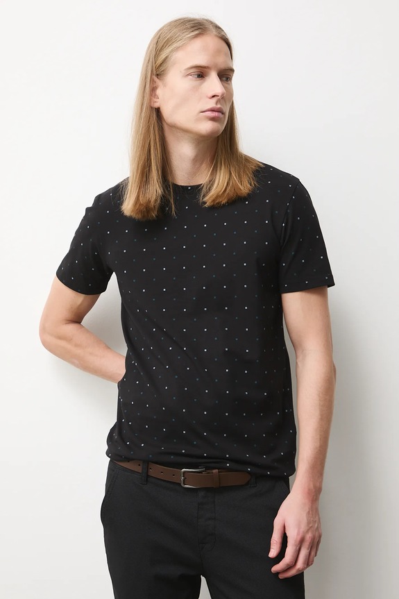 Medicine t-shirt wzorzyste czarny RS26-TSM020