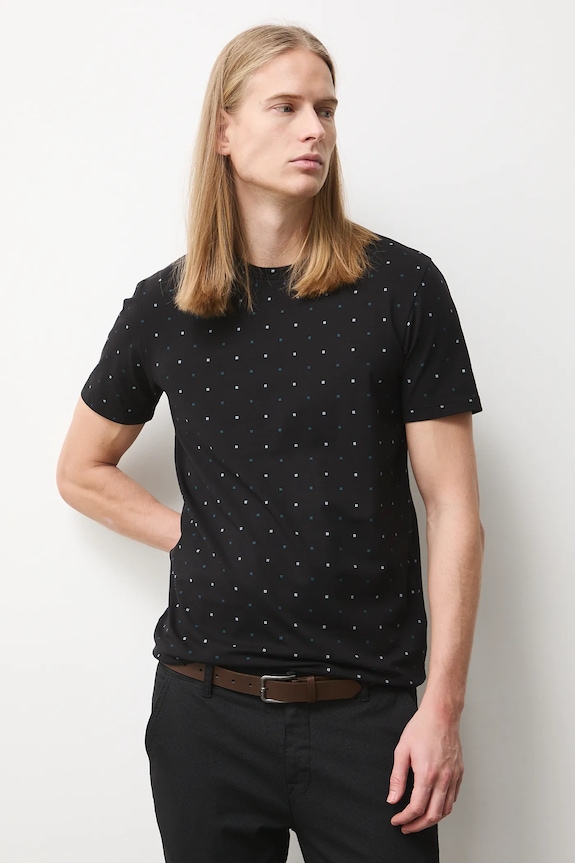 Medicine t-shirt wzorzyste czarny RS26-TSM020