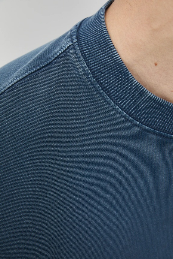 Bavlnené tričko pánske s praným efektom RS26-TSM030