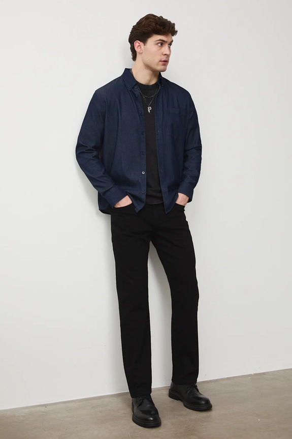 Bavlnené tričko pánske s praným efektom RS26-TSM030 sivá RS26