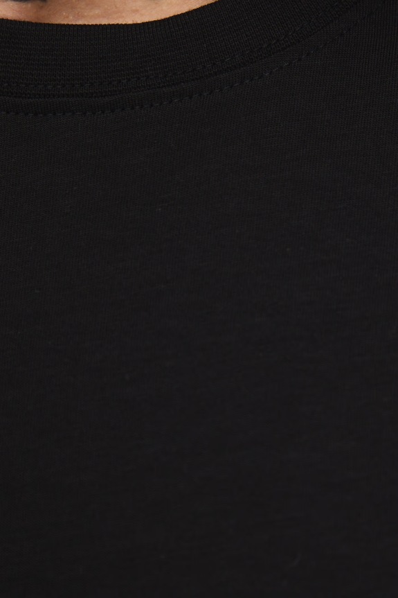 t-shirt męski bawełniany z elastanem RS26-TSM041 czarny