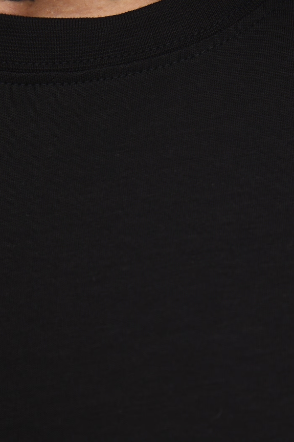 t-shirt męski bawełniany z elastanem RS26-TSM041 czarny
