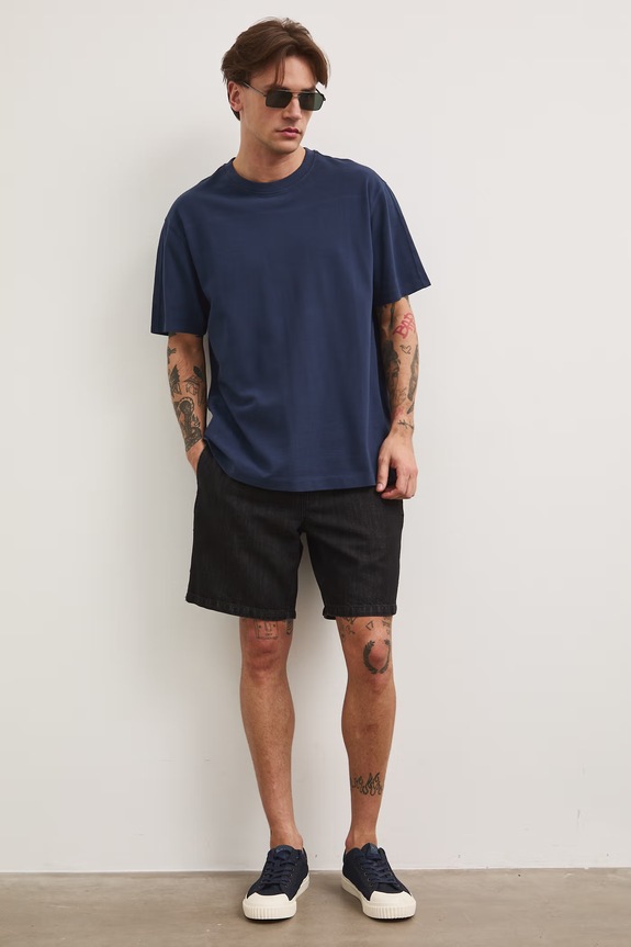 Medicine T-shirt męski bawełniany RS26-TSM080 granatowy RS26