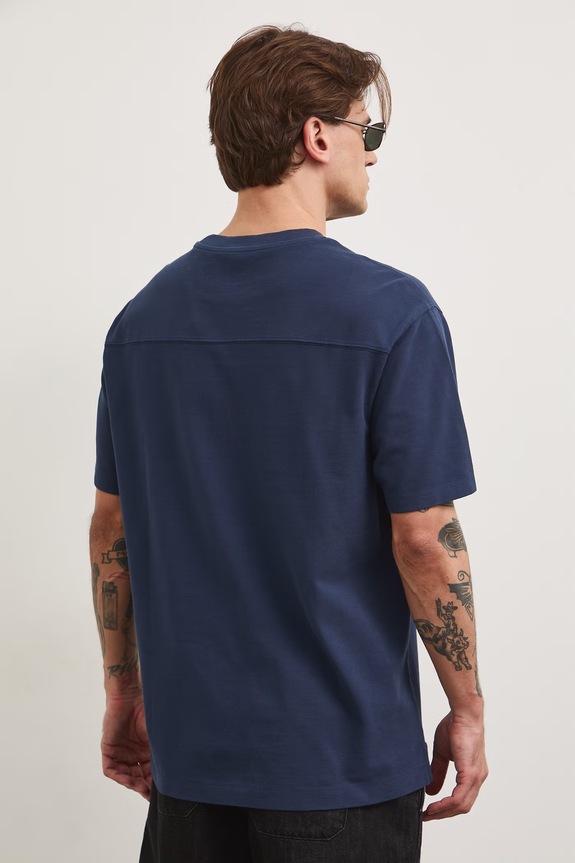 Odzież Medicine T-shirt męski bawełniany RS26-TSM080 granatowy