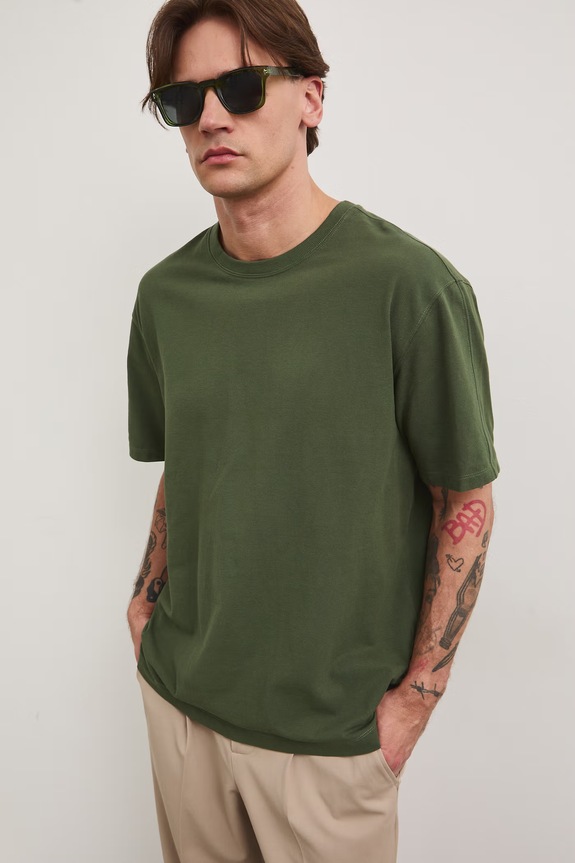 Medicine T-shirt męski bawełniany RS26-TSM080 zielony RS26