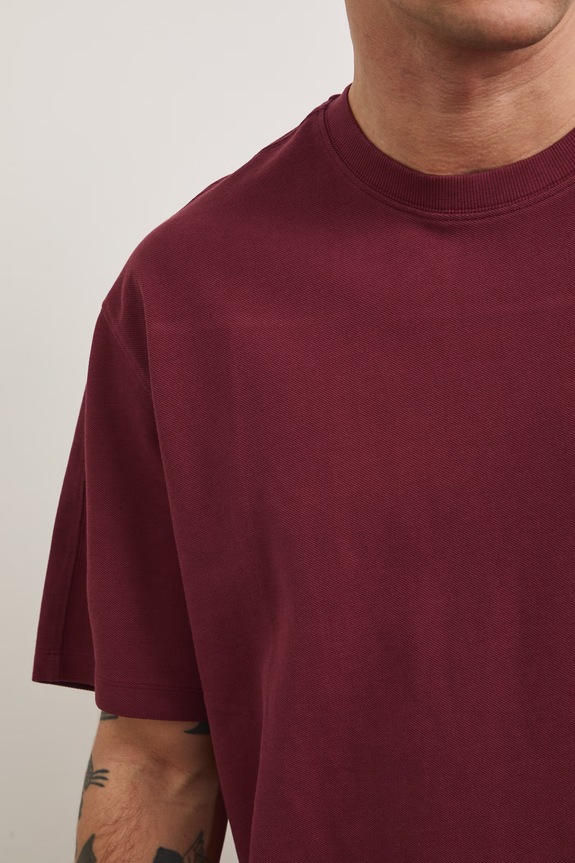 Medicine T-shirt męski bawełniany RS26-TSM080 bordowy