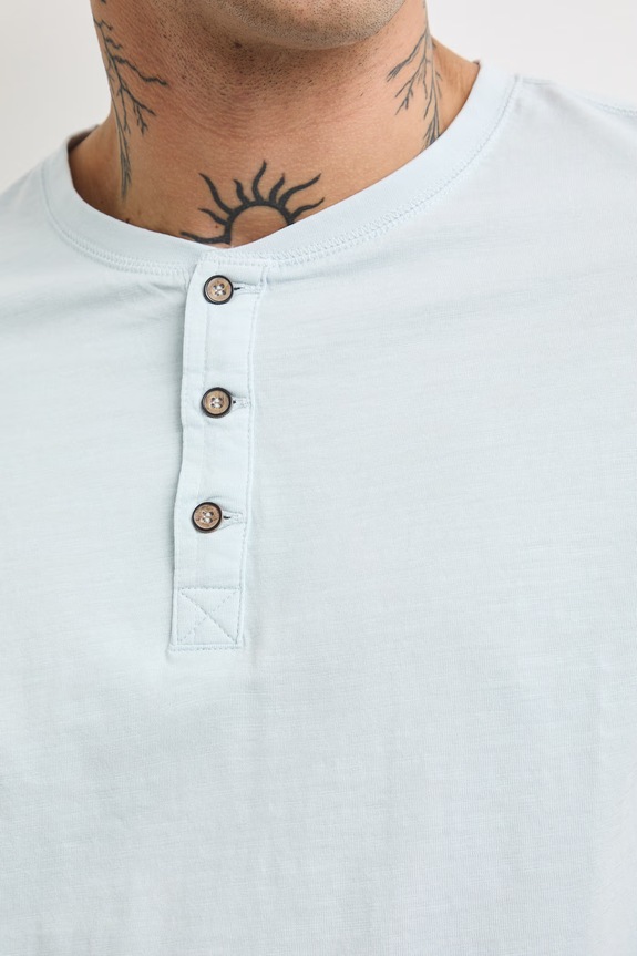 polo tričko pánske bavlnené s efektom prania RS26-TSM090 modrá