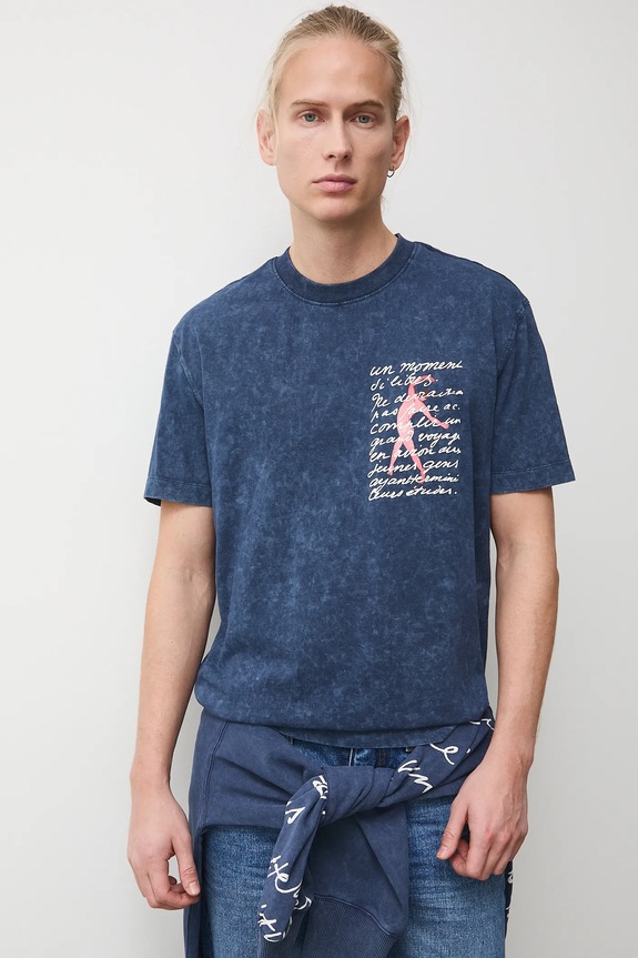 T-shirt bawełniany męski z kolekcji Eviva L'arte RS26-TSM250