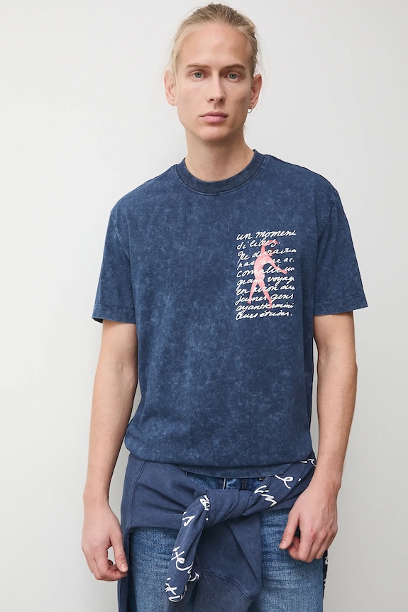 T-shirt bawełniany męski z kolekcji Eviva L'arte RS26-TSM250