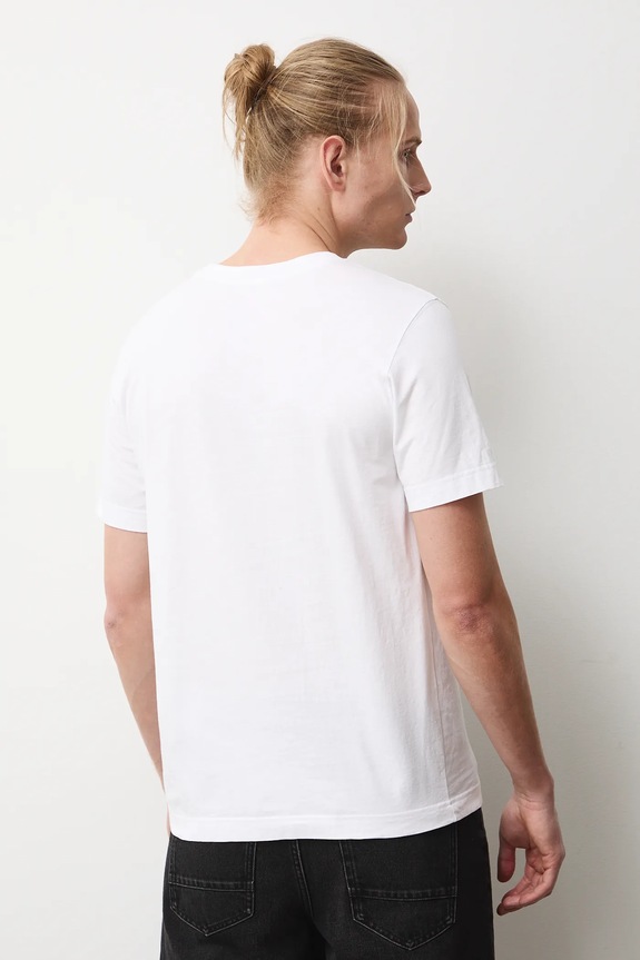 T-shirt bawełniany męski z kolekcji Eviva L'arte biały RS26-TSM251