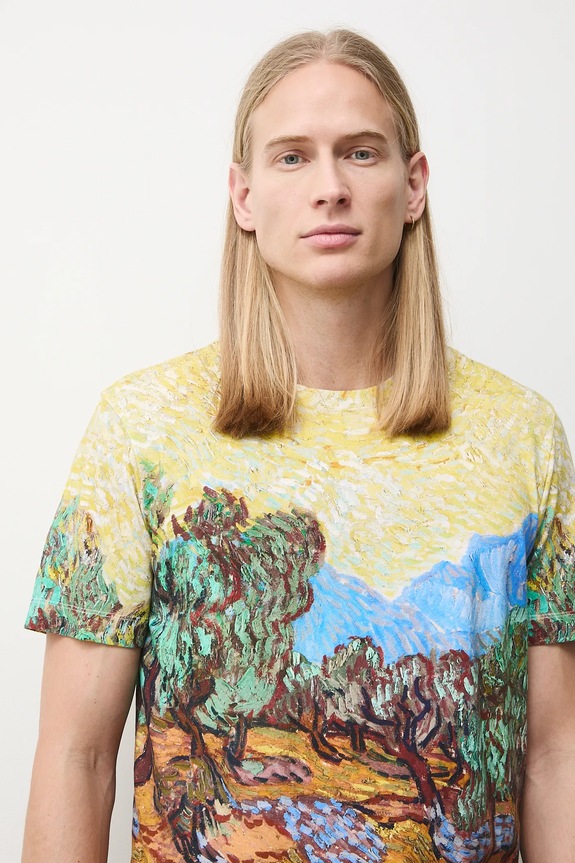 T-shirt męski z kolekcji Eviva L'arte multicolor RS26-TSM257