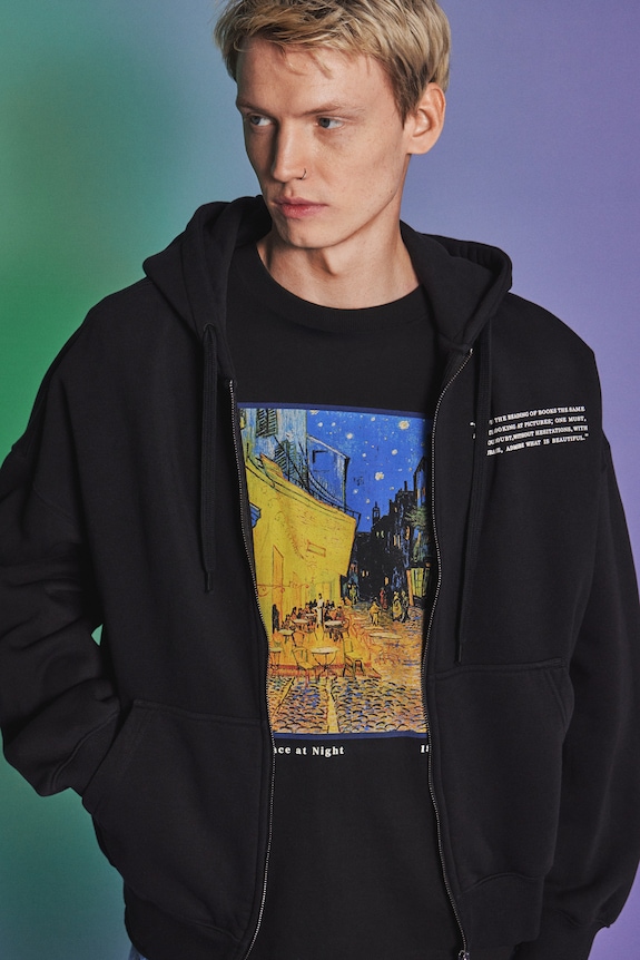 Odzież T-shirt bawełniany męski z kolekcji Eviva L'arte RS26-TSM259 czarny