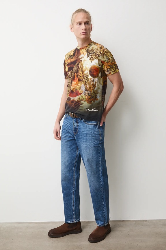 Odzież T-shirt męski z kolekcji Frida RS26-TSM263 multicolor