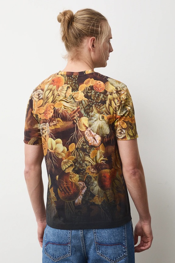 T-shirt męski z kolekcji Frida multicolor RS26-TSM263