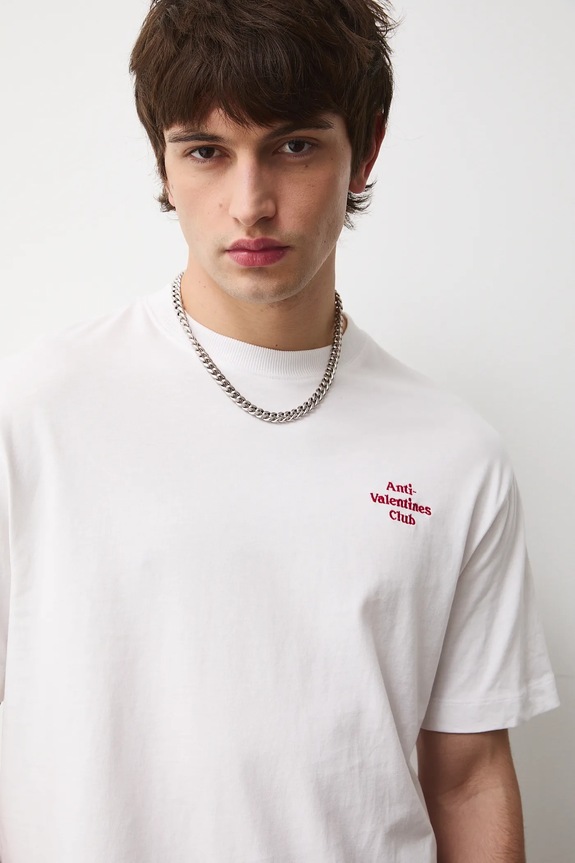 Βαμβακερό μπλουζάκι Medicine RS26-TSM280 λευκό