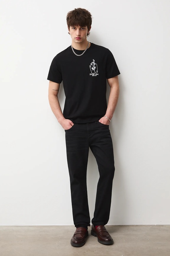 Odjeća Pamučna majica Medicine RS26-TSM281 crna