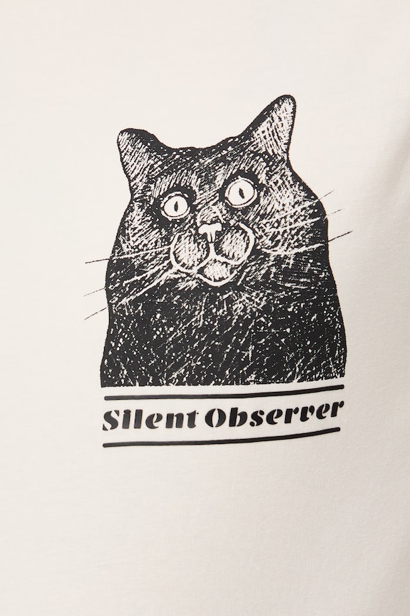T-shirt męski bawełniany z elastanem by Aleksandra Czarny, Grafika Polska RS26-TSM456