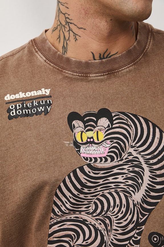 T-shirt męski bawełniany Lola Styrylska, Grafika Polska RS26-TSM458