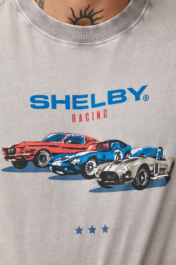 Bavlnené tričko pánske Shelby RS26-TSM471 sivá